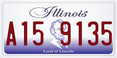 IL license plate A159135