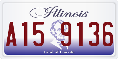 IL license plate A159136