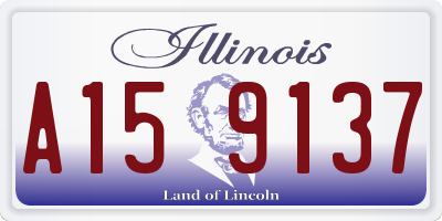 IL license plate A159137
