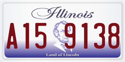 IL license plate A159138