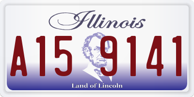 IL license plate A159141