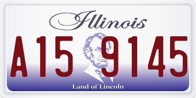 IL license plate A159145