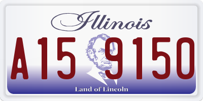 IL license plate A159150