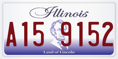 IL license plate A159152