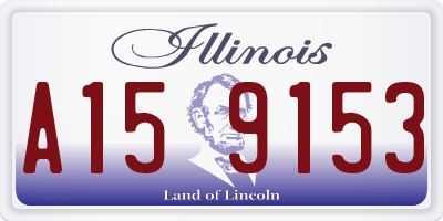 IL license plate A159153