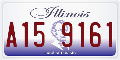 IL license plate A159161