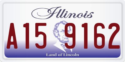 IL license plate A159162