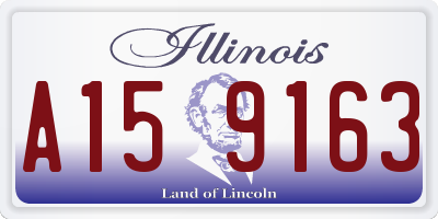 IL license plate A159163