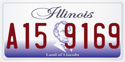IL license plate A159169