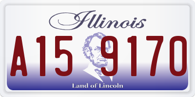 IL license plate A159170