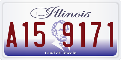 IL license plate A159171