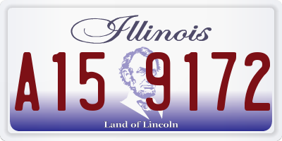 IL license plate A159172