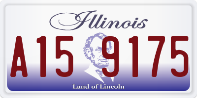 IL license plate A159175