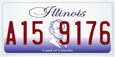 IL license plate A159176
