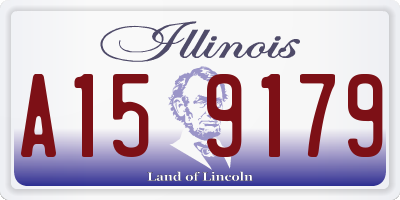 IL license plate A159179