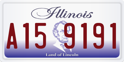 IL license plate A159191