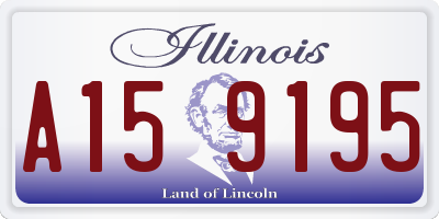 IL license plate A159195