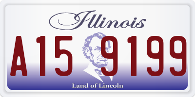 IL license plate A159199
