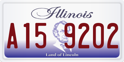 IL license plate A159202