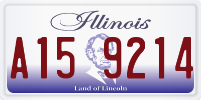 IL license plate A159214