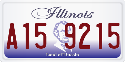 IL license plate A159215