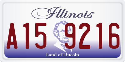 IL license plate A159216