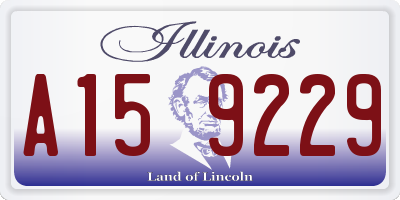 IL license plate A159229