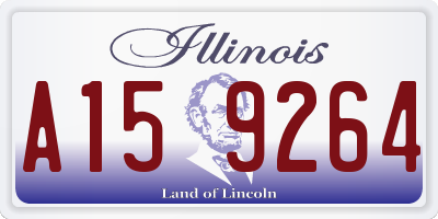 IL license plate A159264
