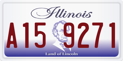 IL license plate A159271