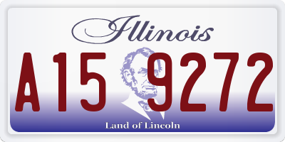 IL license plate A159272