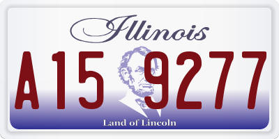 IL license plate A159277