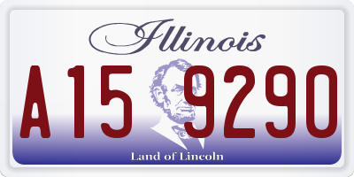 IL license plate A159290