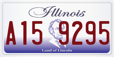 IL license plate A159295