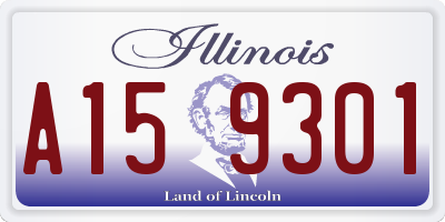 IL license plate A159301