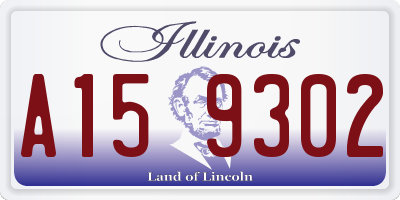 IL license plate A159302