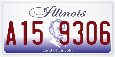 IL license plate A159306