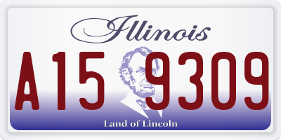 IL license plate A159309