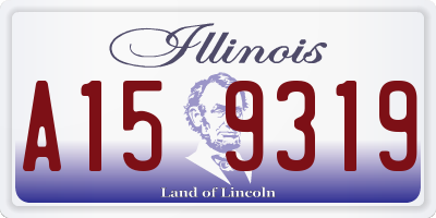 IL license plate A159319