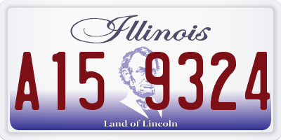 IL license plate A159324