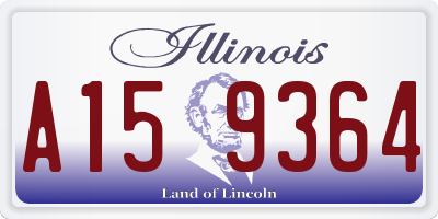 IL license plate A159364