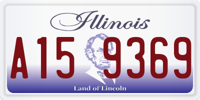 IL license plate A159369