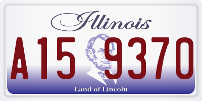 IL license plate A159370