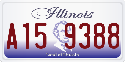 IL license plate A159388
