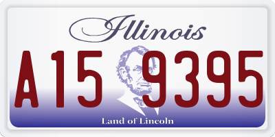 IL license plate A159395