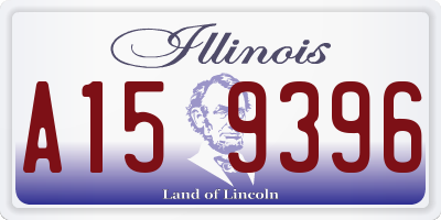 IL license plate A159396