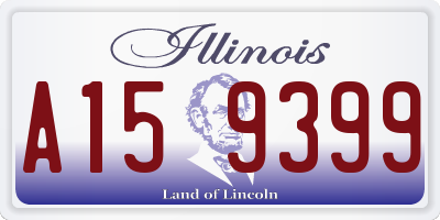 IL license plate A159399