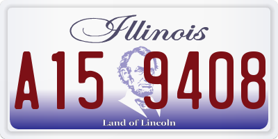 IL license plate A159408
