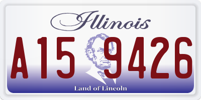 IL license plate A159426