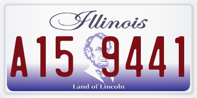 IL license plate A159441
