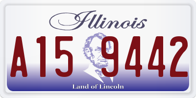 IL license plate A159442